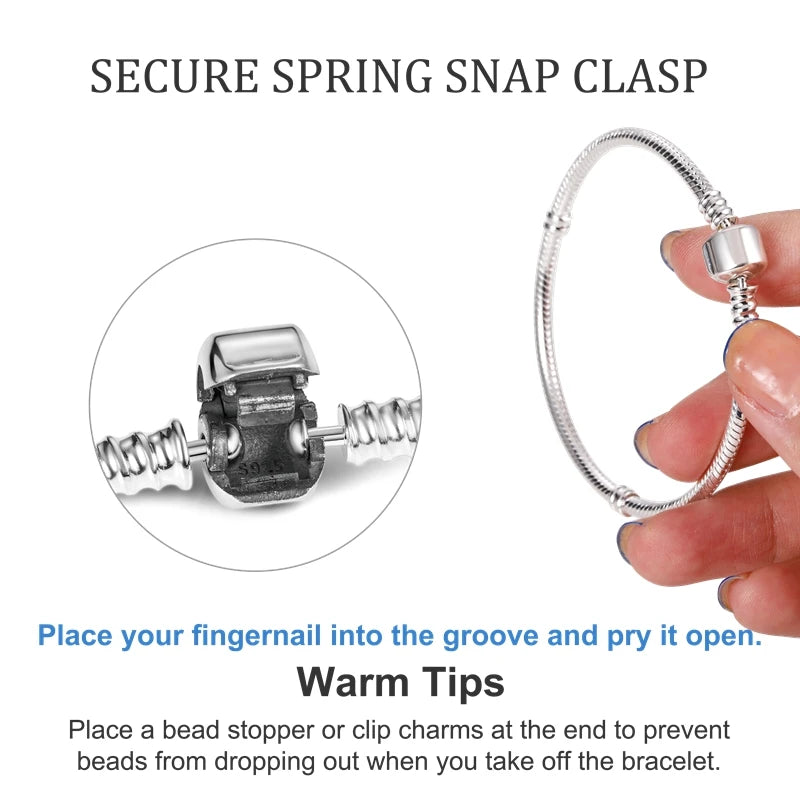 צמיד 925כסף  עם חרוזים לבחירה